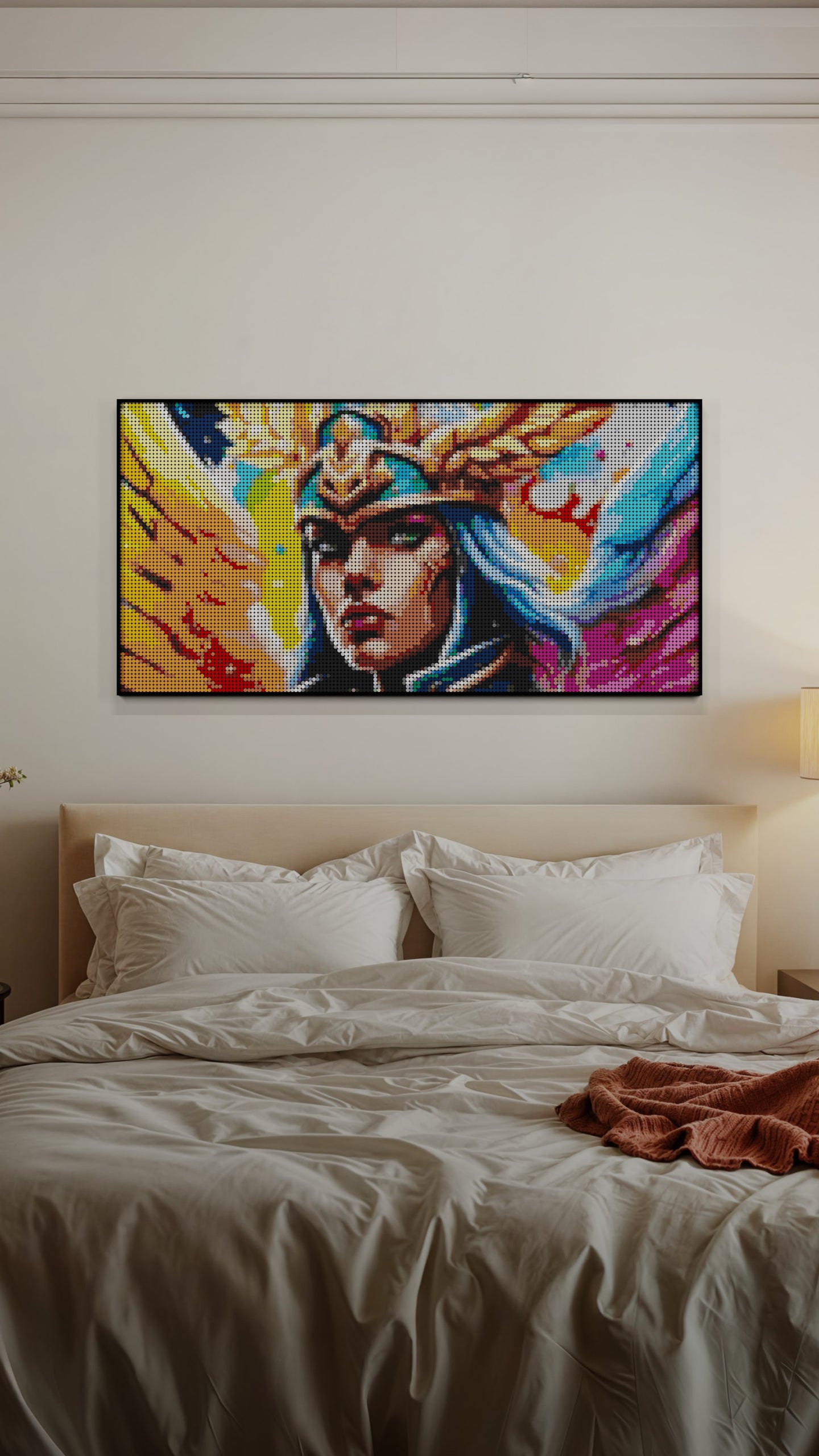 Valkyrie Vibrance LEGO® Style mosaic creative DIY building set
